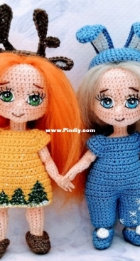 Medvedeva Dolls - Lesya Medvedeva - New Years little girls - Russian - Free