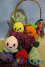 The Nerdy Knitter- Ashley Andrews- Kawai Fruit