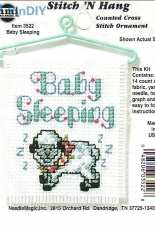 Needle Magic Inc. NMI Stitch N Hang 3522 - Baby Sleeping