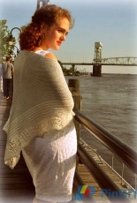 River Walk Sahwl  by Caroline Hegwer - The Noble Thread - Free