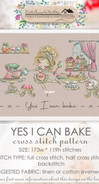 Little Room In The Attic - Yes I Can Bake by Maria Demina