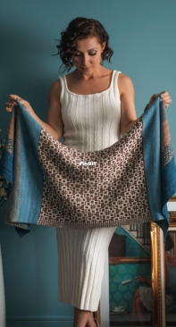 Arazzo Wrap by Em Lyn Knits