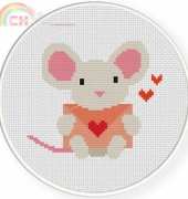 Daily Cross Stitch - Mouse Post