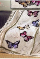Mary Maxim - No 5711N  Butterfly Dance Afghan