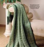 Crochet world Magazine - Afghan Artistry- Agnes Russell- Roll Stitch Afghan - Free