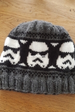 Storm Trooper Beanie by Lindsay Oncken-Free