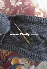 Hedgehog knitter - Hot love scarf