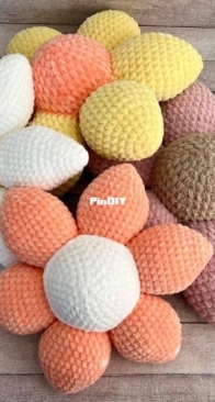 Jnw crochet _ crochet flower pillow _ English