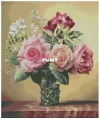 Roses and Freesias by Natalia Supenko (Nensi) XSD
