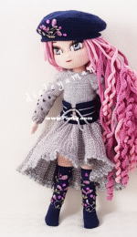 My grey doll Designed by Dicle Yaman