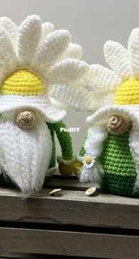 Crochet Gnome Mania - Andrea Bosz -  Daisy Gnome
