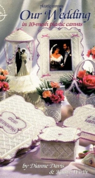 American School of Needlework 3141 Plastic Canvas Our Wedding by Dianne Davis and Kathy Wirth