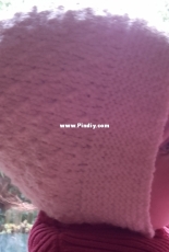 White bonnet for a baby