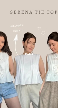 Rebecca Jane Patterns - Serena Tie Top