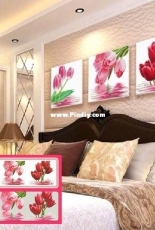 Triptych Tulips