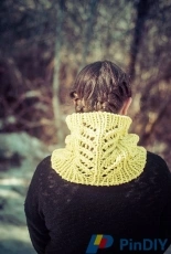Among the Ferns Cowl by Kalurah Hudson