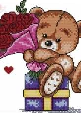 Sdelano (Made with Love) MK018  - Red roses
