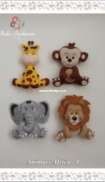 Animais Africa 1 - Paola Irribarra Arts - Portuguese