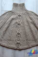 Big Temptation Poncho - Adult Sizes -Tatsiana Matsiuk/ViTalinaCraft