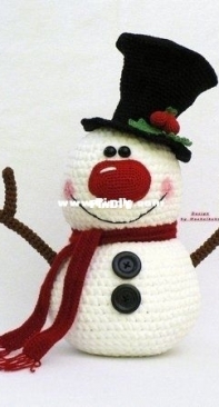 Haekelkeks - Heidi Zahn and Mario Nordheim - Snowman - Spanish - Translated