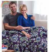 Coat & Clark WTV1511 Brocade Throw by Ellen Gormley
