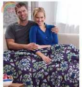 Coat & Clark WTV1511 Brocade Throw by Ellen Gormley