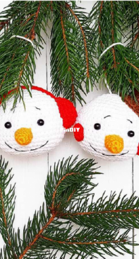 Ketti Toys - Christmas Ornament Snowman - Translated - Free