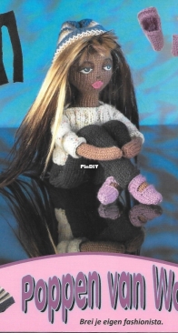 Poppen van wol/Wool Dolls by Fiona McDonald - Search Press Limited - Dutch
