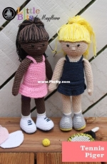 Little Bits - Mayflower - Tennis Girls - Danish - Free