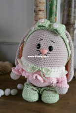 Funnys Haken - Ilse Scheffer - Funnys Egg Bunny - Dutch