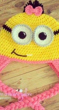 Minion Earflap Hat - Jaley Davis