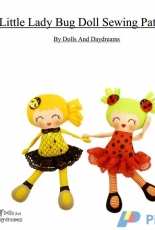 Dolls and Daydreams- Little Lady Bug Doll Sewing Pattern