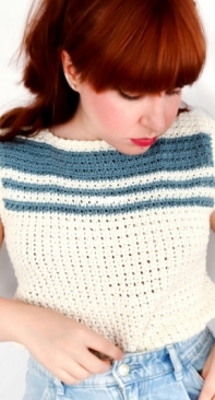 The Last Woolly Stitch - Laura Algarra - Oh capitan top - Spanish - Free