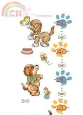 Puppies Height Chart from Labores de Ana Extra 47 xsd and pat