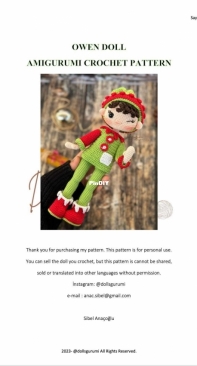 Dollsgurumi - Sibel Anaçoğlu - Owen Doll