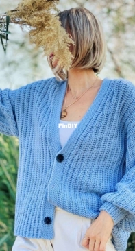 Crochet together - Svetlana Kochkina - Светлана Кочкина - Cardigan Simple cozy - Кардиган Simple cozy - Russian