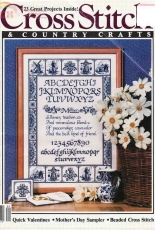 Cross Stitch and Country Crafts - January - February 1986
