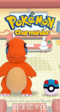 Amiclube - Sara Melo - Pokemon Charmarder - Portuguese