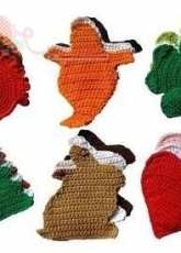 Crochet Village -Donna Harelik - CV049 Seasonal Cotton Dishcloths