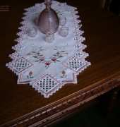 doily hardanger flower