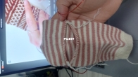 This is the sock I'm knitting at The moment.