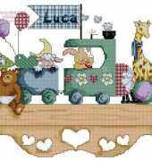 Toy Shelf Birth Record from Labores de Ana Cuadernos 50