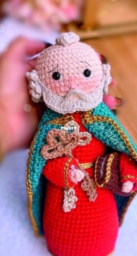 Ju Ribeiro Crochet - Ju Ribeiro - Juscelia de Fátima Ribeiro - Saint Peter - Padrão São Pedro - Portuguese