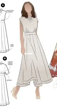 Style Arc - Trinnie Woven  Dress - Size 10-22