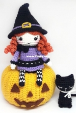 GurumiLand Design - Nadya Pavlova -  The Witch and the pumpkin