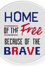 Daily Cross Stitch - Home of the Free