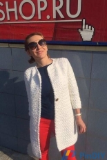 Merlettka - Lean Puff Stitch Warm and Fuzzy Coat - Free