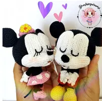 Zombiegurumi - Luisa Contreras - Mickey and Minnie Vintage - Mickey y Minnie Vintage - Spanish