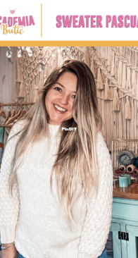 Sweater Pascuala by Fran Cavalla - La Nonina Tejedora - Spanish
