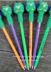 Teia de Carinhos - Fernanda Candeo - Owl pencil topper - free